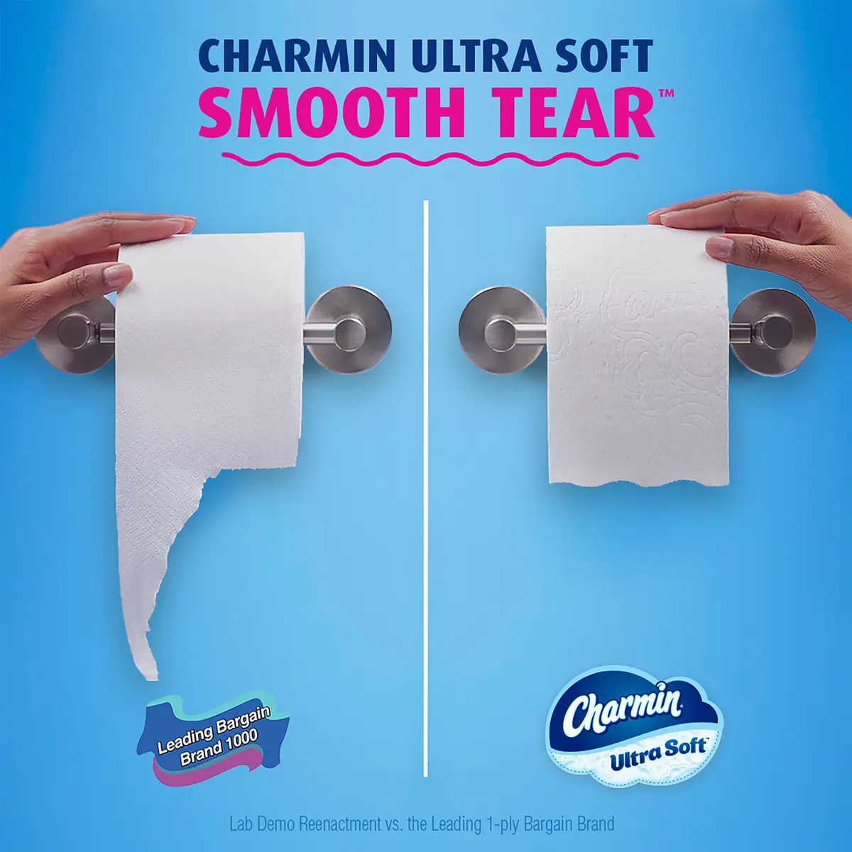 Charmin Ultra Soft Toilet Paper 12 Mega XL Rolls (336 Sheets Per Roll) | Trusted Softness, Better Tear - view 8