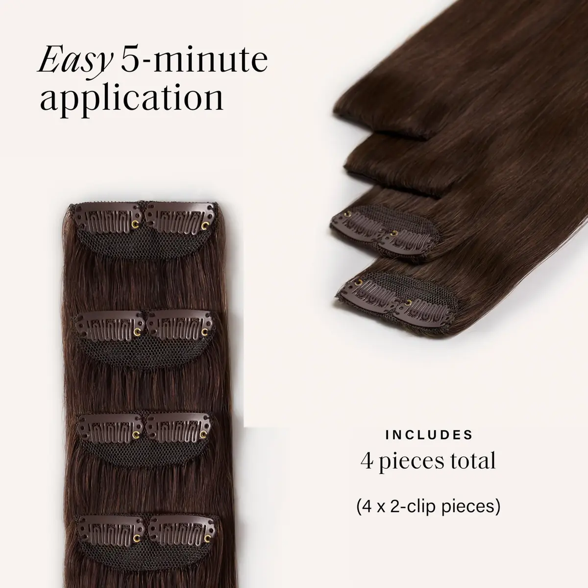 Luxy Scalp Hair Fill-In Extensions 16 Inch | Natural Remy Human Hair for Thinning Areas - view 7