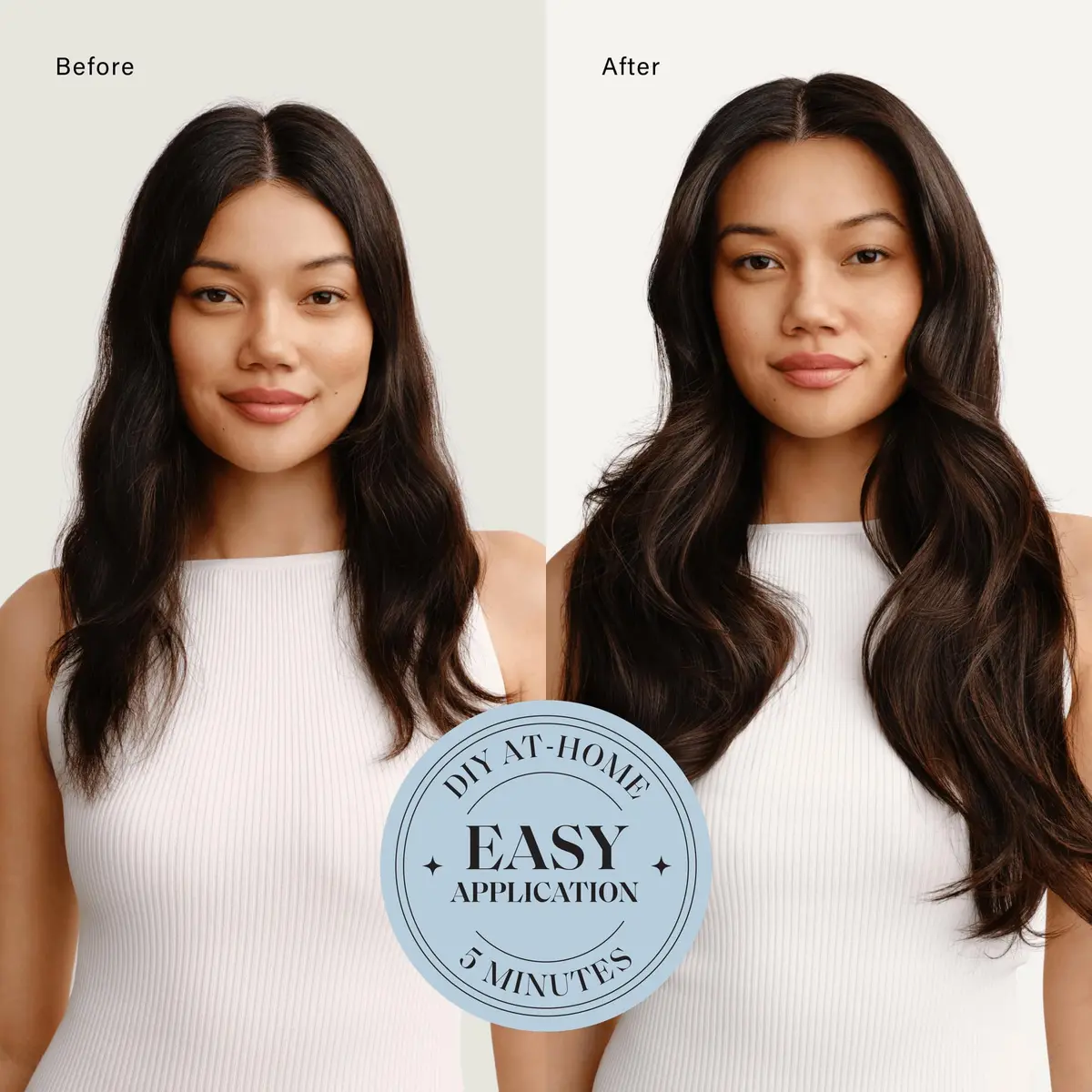 Luxy Hair Extensions Mocha Brown 20 Inch | 220g Thick Clip-In Human Hair - view 2
