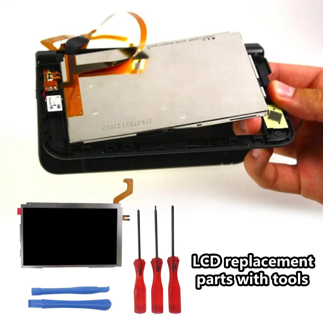 Gxcdizx Replacement Top Upper LCD Screen Display for Nintendo 3DS XL | Easy Install & Long-Lasting - view 2