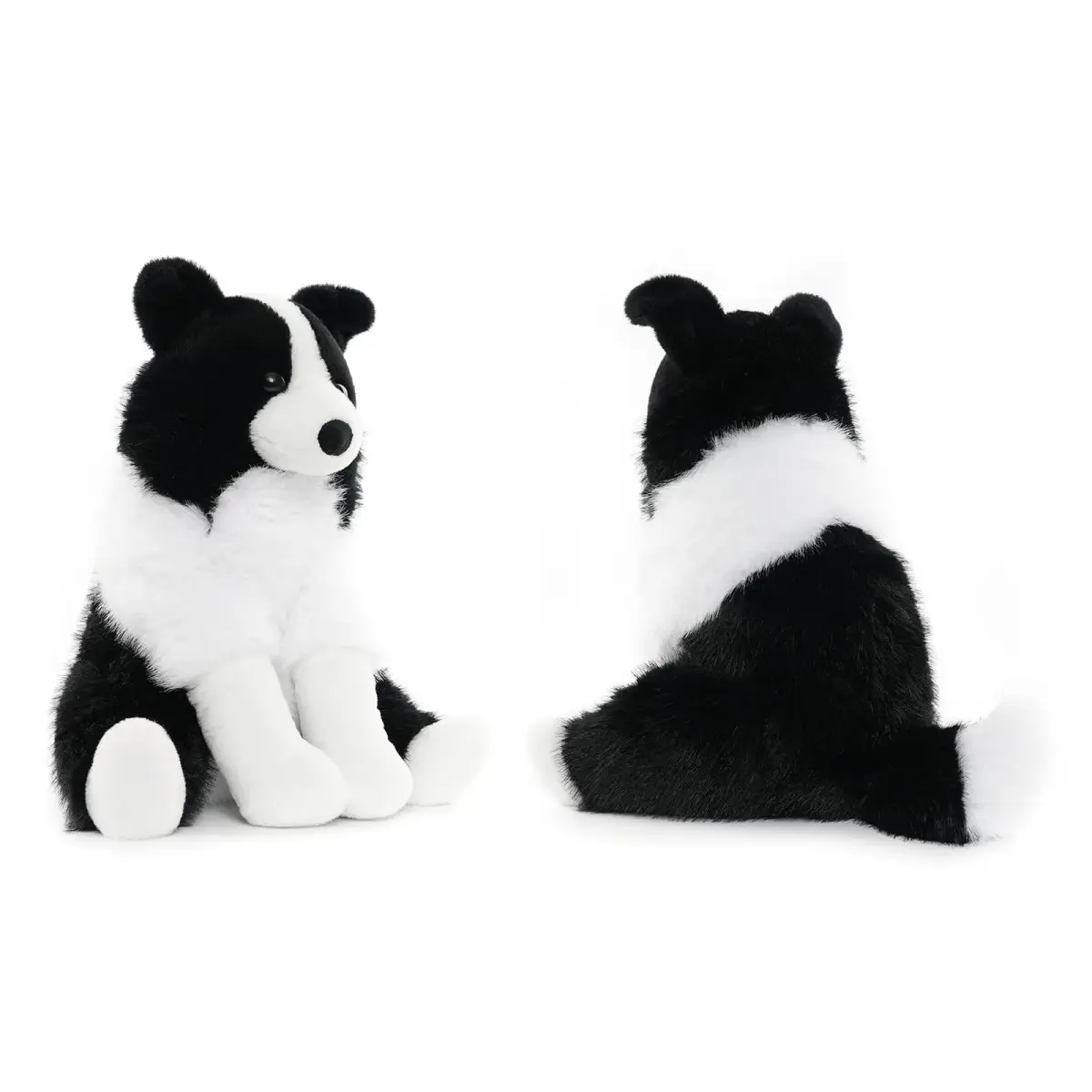 WEIGEDU Border Collie Stuffed Animal Plush Dog 12 Inch (30.48 cm) | Realistic & Cuddly Toy - view 3