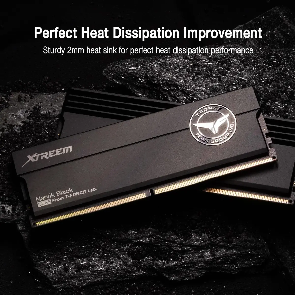 TEAMGROUP T-Force XTREEM DDR5 RAM 32GB (2x16GB) 6400MHz CL32 | High-Performance Desktop Memory - view 3