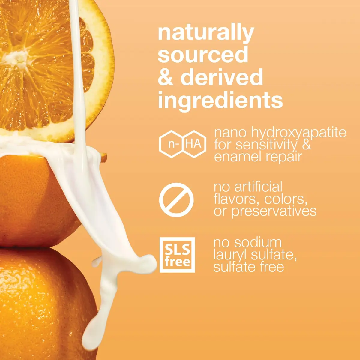 Davids Nano Hydroxyapatite Toothpaste Fluoride Free Orange Vanilla 4oz | EWG Verified & USDA Biobased - view 5