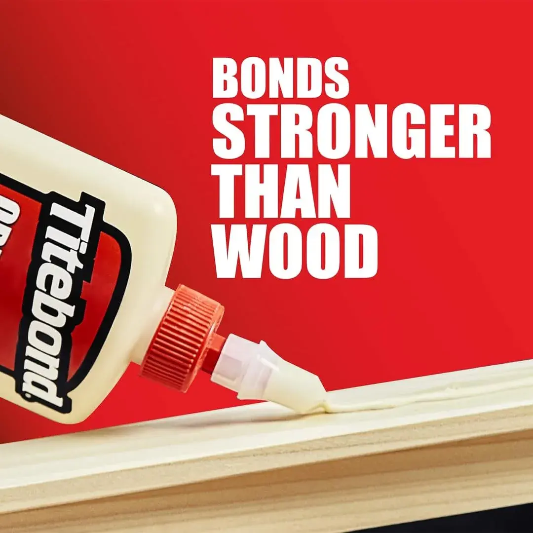 Titebond Original Wood Glue 5062, Industry Standard, 4 fl oz (118 ml) Bottles (Pack of 2) | Bonds Stronger Than Wood - view 5