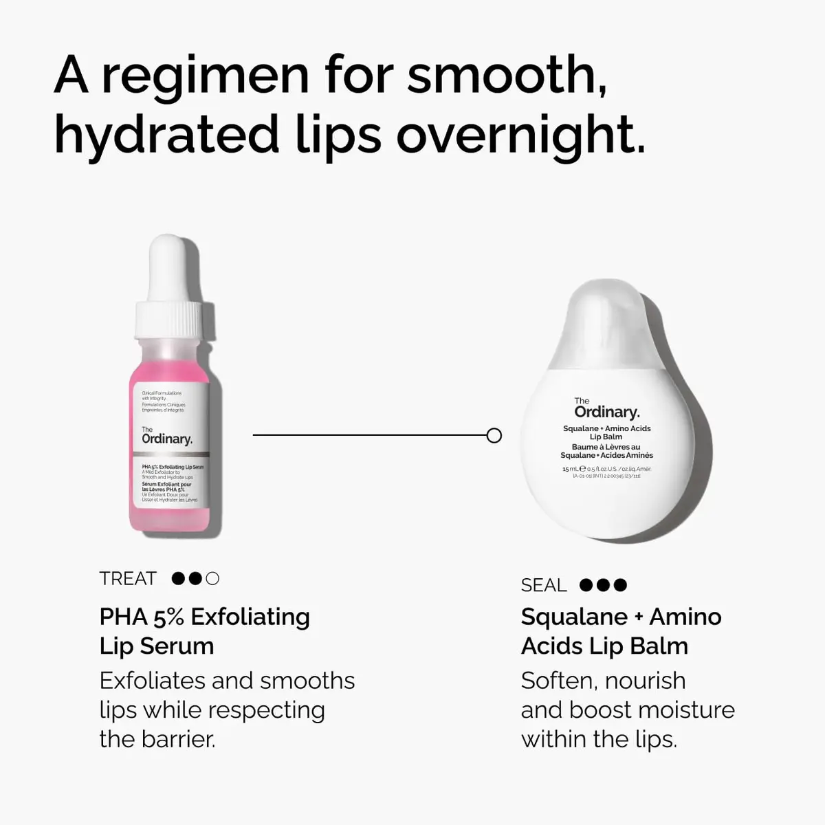 The Ordinary Squalane + Amino Acids Hydrating Lip Balm | Nourishes Lips, Elbows & Cuticles, 0.5 Fl Oz - view 5