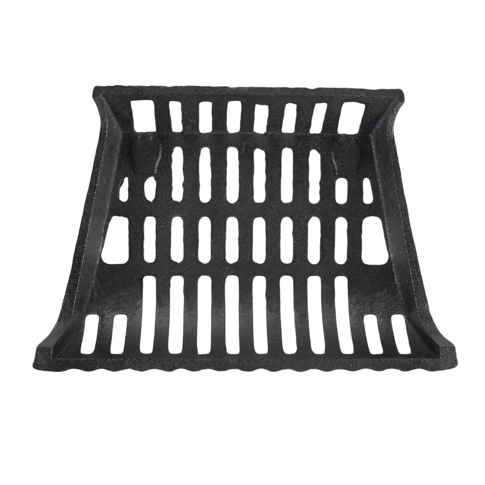 Flame Genie Heavy-Duty Cast Iron Fireplace Grate, 17" | 4" Clearance for Efficient Wood Burning - view 3