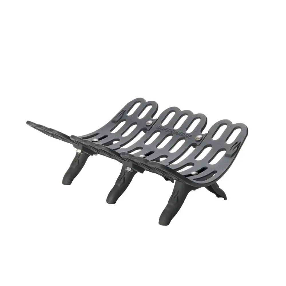 Flame Genie Fireplace Grate 22" | Self-Feeding Cast Iron for Wood Burning Fireplace - main product image