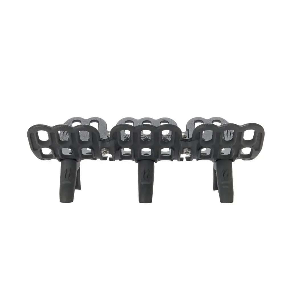 Flame Genie Fireplace Grate 22" | Self-Feeding Cast Iron for Wood Burning Fireplace - view 2