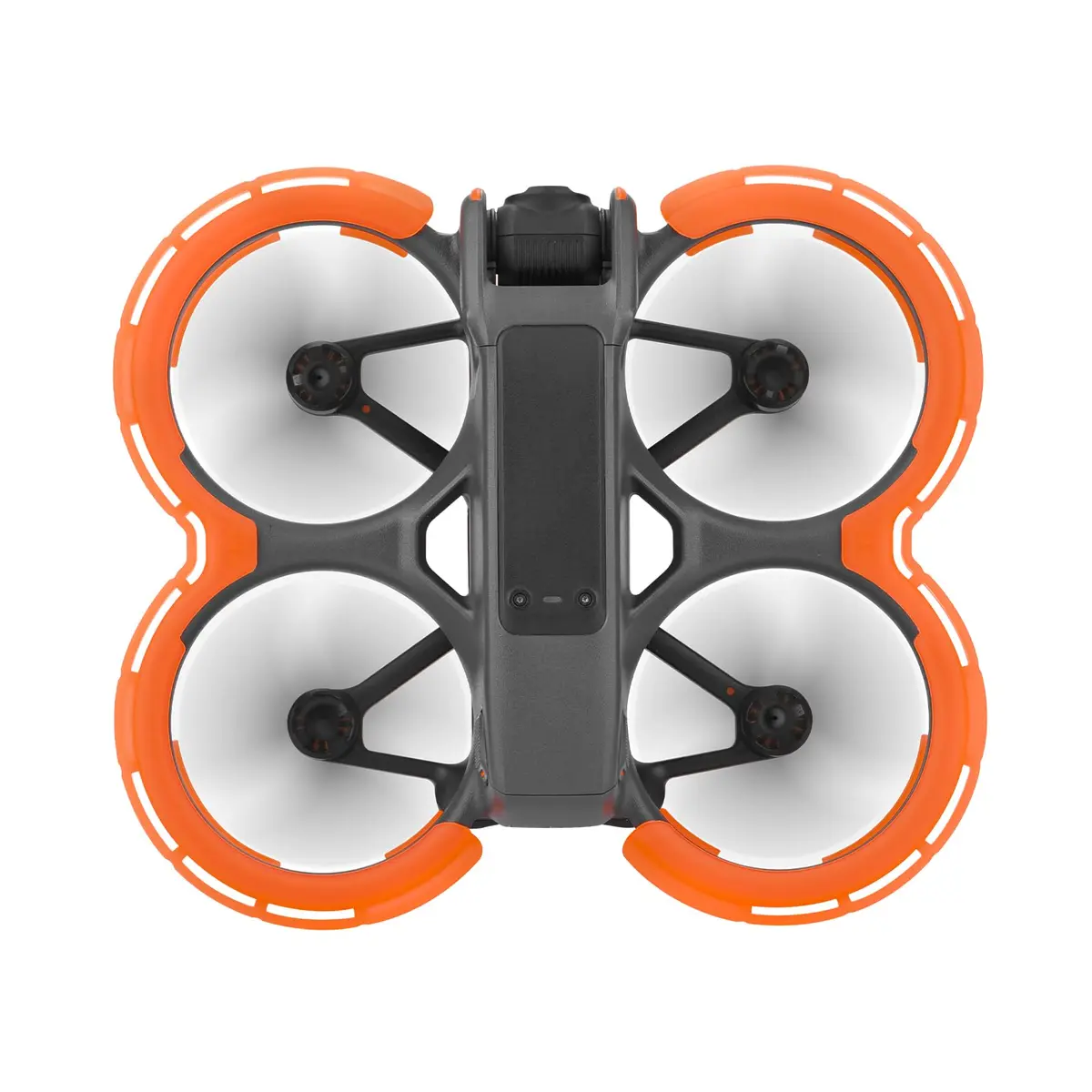 BRDRC Avata 2 Bumper Guards Accessories, Propeller Guard Protector Gimbal Protective Anti-Collision Ring Cover for DJI Avata 2 Fly More Combo (Orange) | High-Impact TPU - main product image