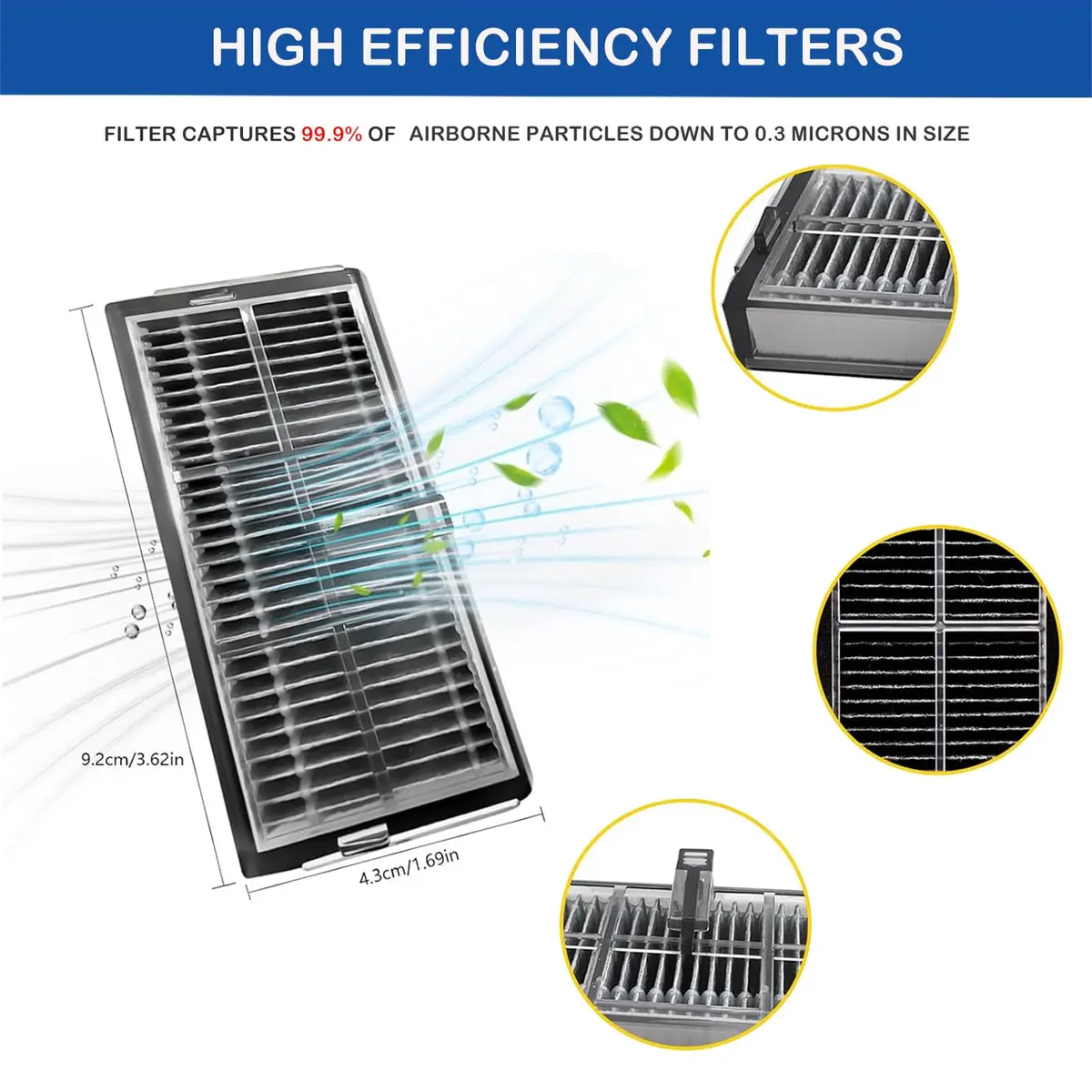 LUZMQ 18Pcs Replacement Parts for Dreame X30 Ultra & L10s Pro Ultra | Vacuum Accessories Kit - view 6