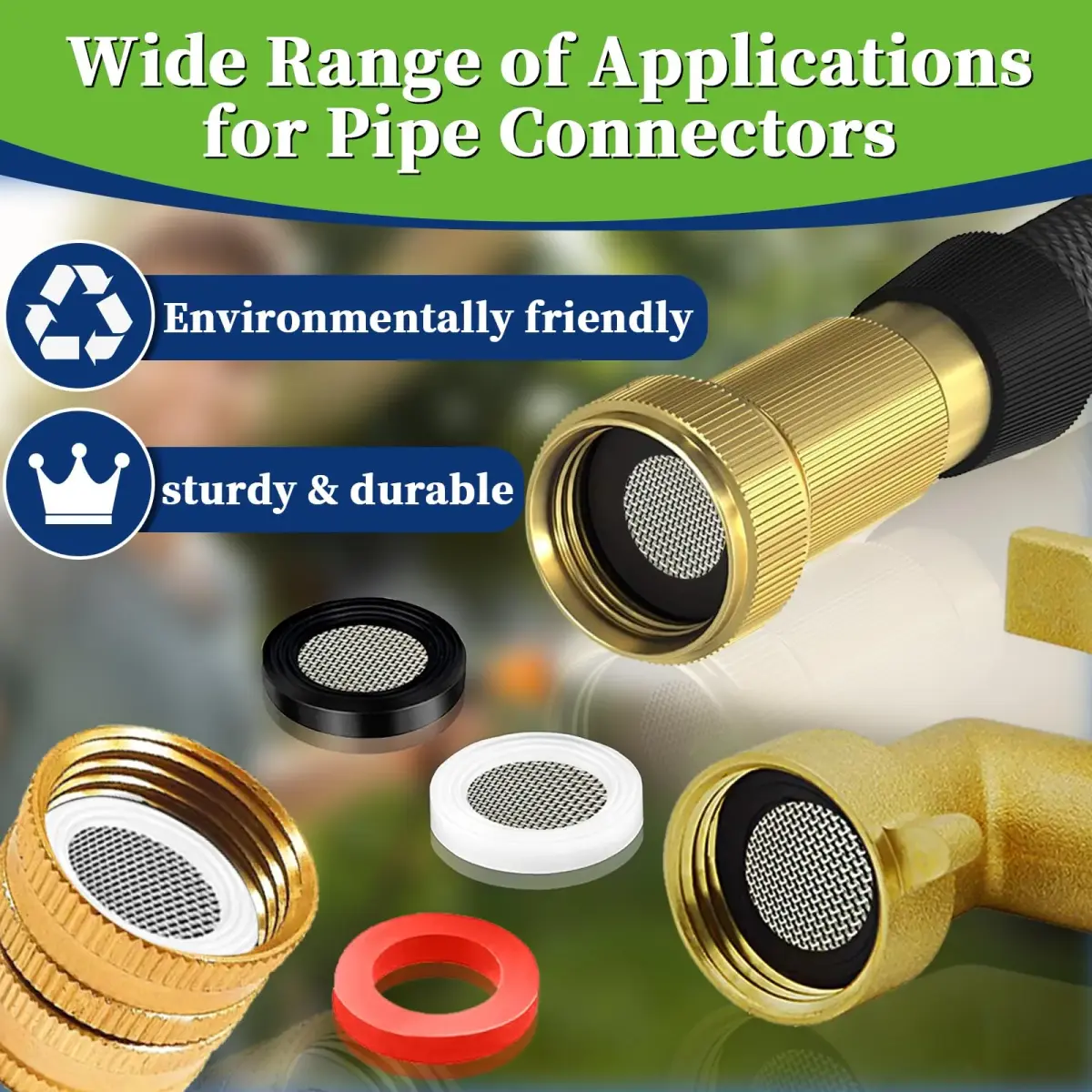 ZDBB 258 Pcs Faucet Washer & Hose Gasket Kit | Assorted Sizes for Outdoor Faucet & Garden Hose Repair - view 5