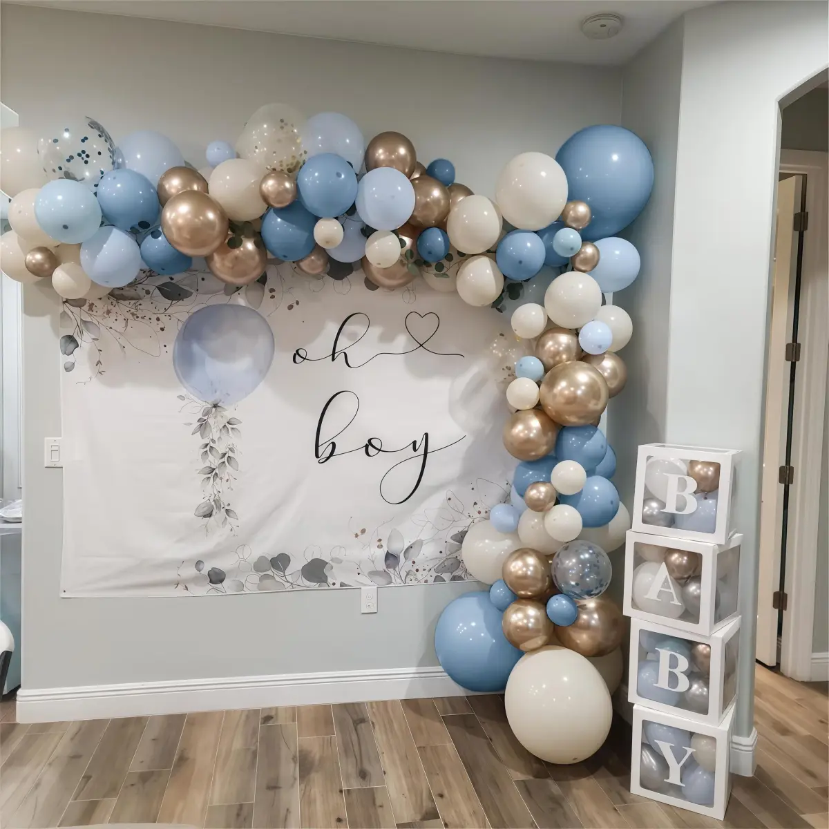 HILAVO Dusty Blue Balloon Set 60Pcs 12 Inch | Assorted Colors Balloon for Parties - view 7
