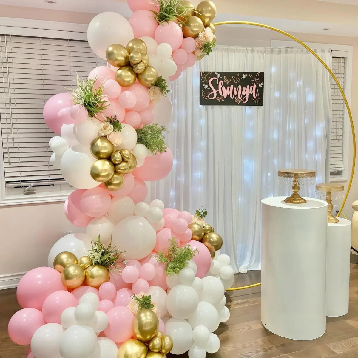 HILAVO Pink Gold Balloons Set 60Pcs 12 Inch | Assorted Colors Balloon Value Pack - view 7