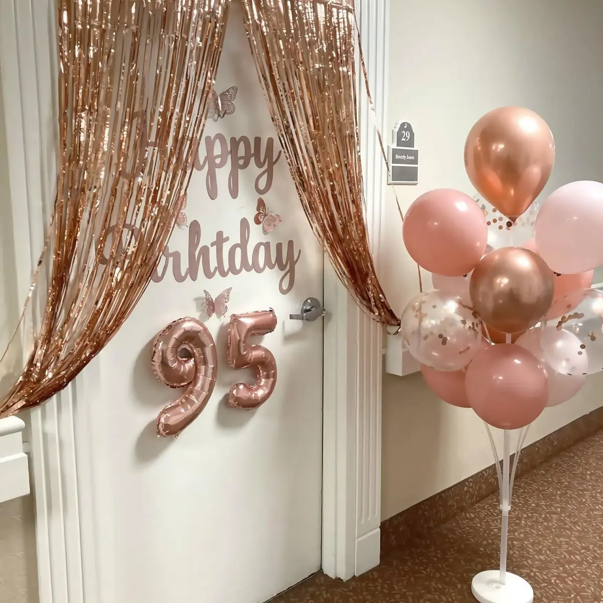 HILAVO Dusty Pink Balloon Set, 60Pcs 12 Inch Retro Blush Pink White Sand Nude Latex Balloon with Metallic Confetti Rose Pink Helium Balloon for Girls Women Birthday Party Baby Shower Boho Decoration Supplies - view 4