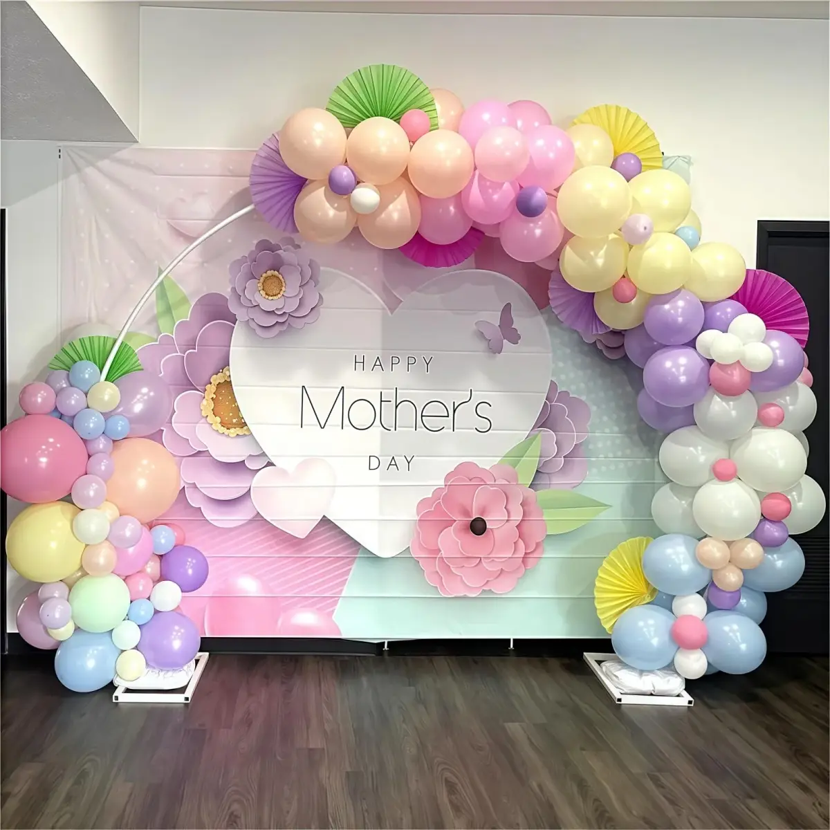 HILAVO Pastel Rainbow Balloons 60Pcs 12 Inch | Assorted Colors Latex Balloon for Party Decorations - view 5