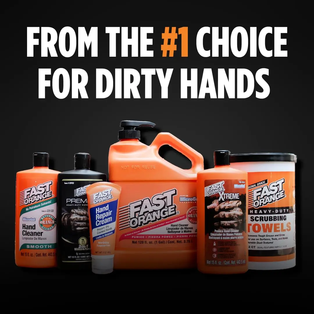 Fast Orange Hand Repair Cream 89ml (3 Fl Oz) | Repairs Dry Cracked Hands After Heavy-Duty Work - view 5