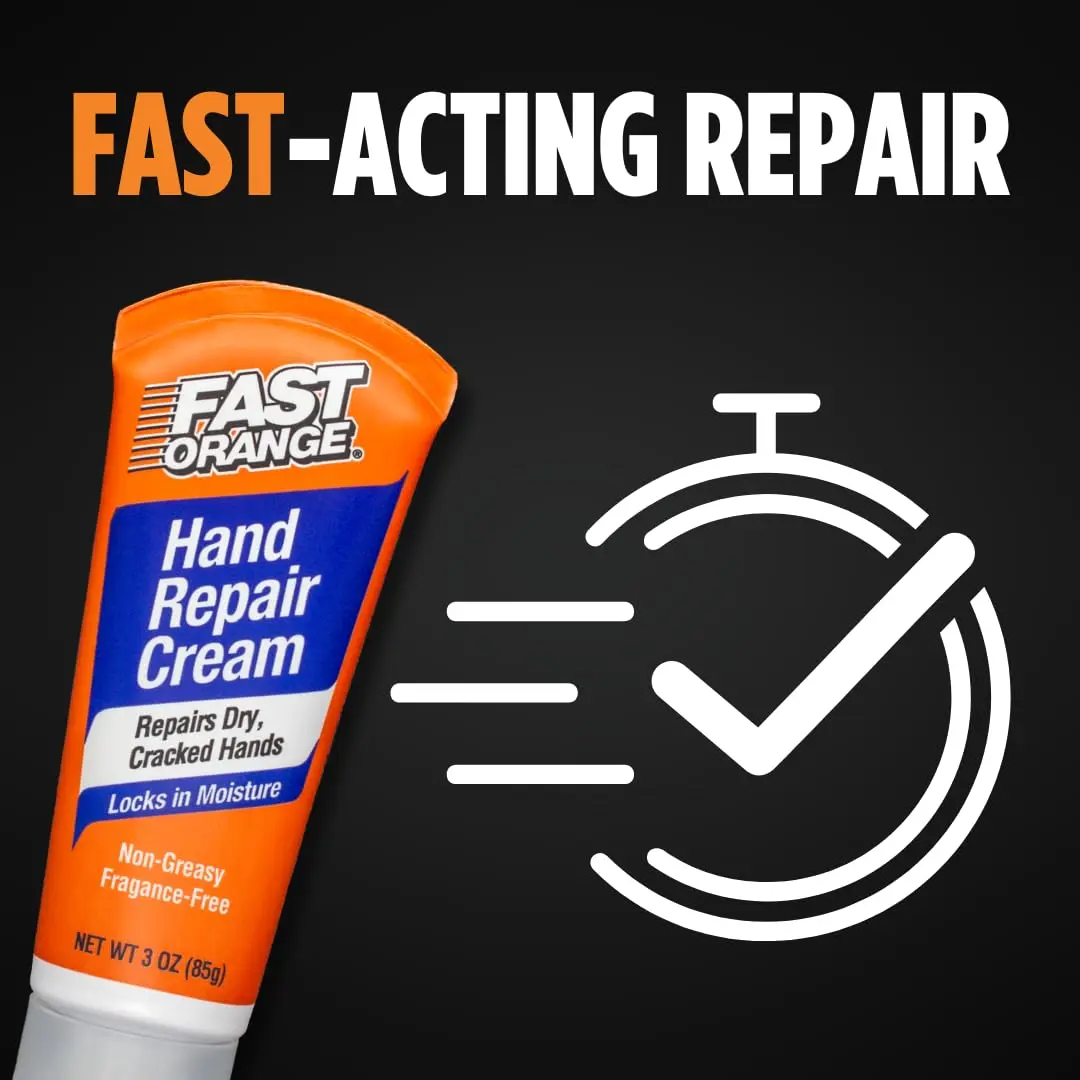Fast Orange Hand Repair Cream 89ml (3 Fl Oz) | Repairs Dry Cracked Hands After Heavy-Duty Work - view 2