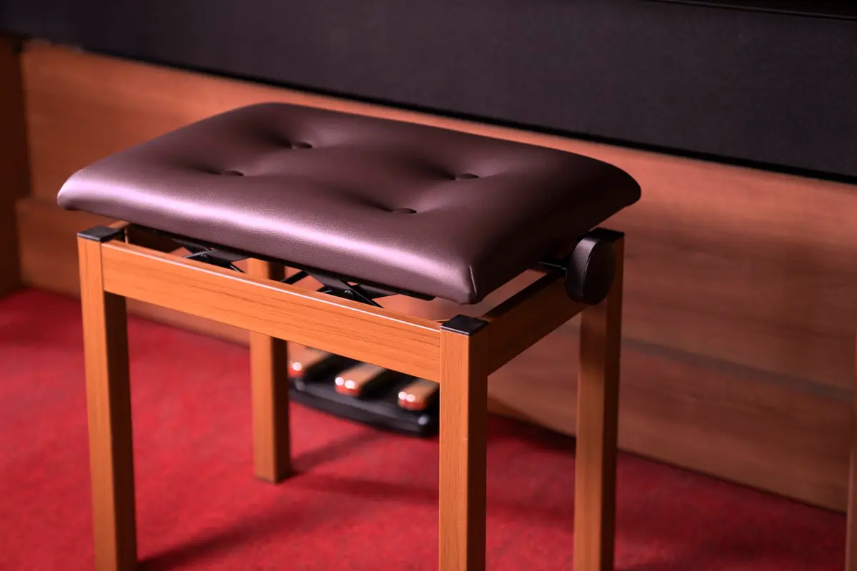 KORG PC-400-PB High Low Swivel Chair for Piano Poetic Brown | Stable, Adjustable, Elegant - view 2