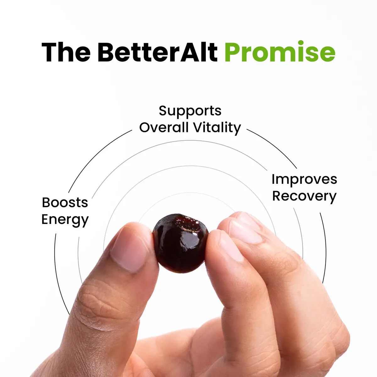 Better Alt Pure Himalayan Shilajit Gummies 60 Count | High Potency Gold Grade | Energy & Immunity Support - view 2