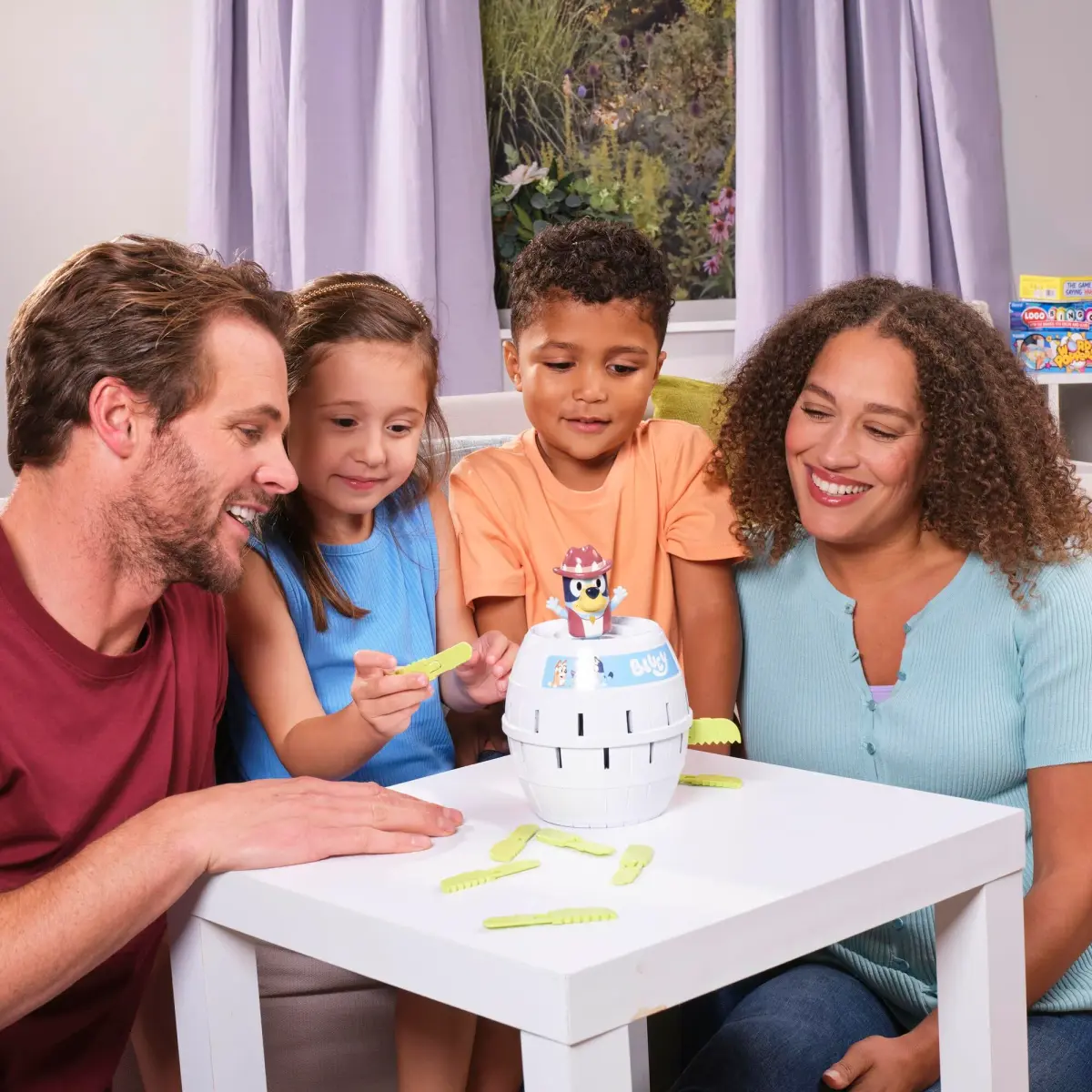 TOMY Pop Up Bluey Game - Family Action Game with 24 Crocodile Sticks | Educational Board Game for Kids Ages 4+ - view 5