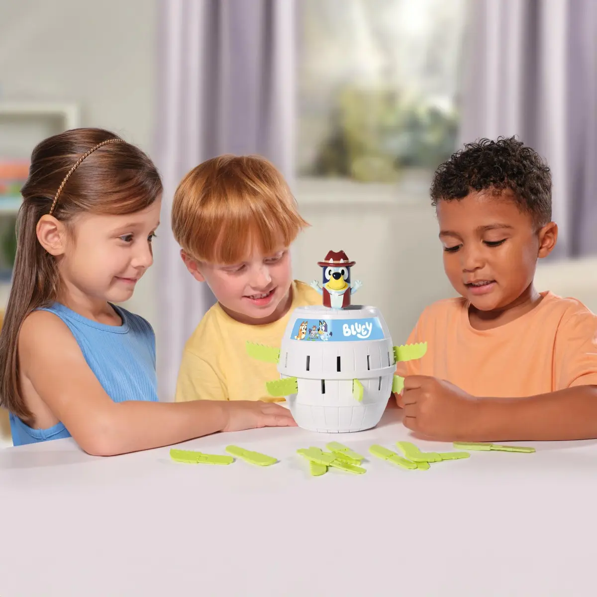 TOMY Pop Up Bluey Game - Family Action Game with 24 Crocodile Sticks | Educational Board Game for Kids Ages 4+ - view 7