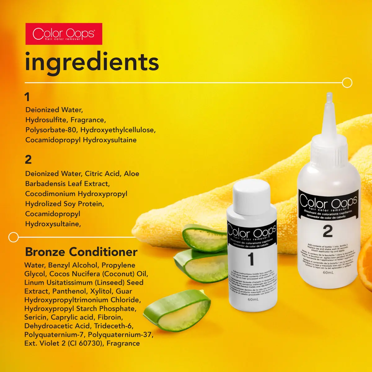 Color Oops Extra Conditioning Hair Color Remover & Brass Correct Bundle 296ml (10 Fl Oz) | Ammonia-Free Dye Removal - view 3