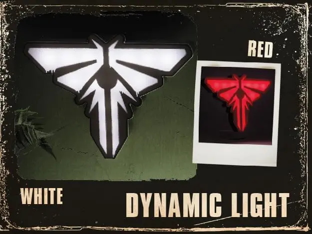 Paladone The Last of Us Firefly Logo Light | Neon Nightlight & Decor, 27.5cm, Multicolor - view 6