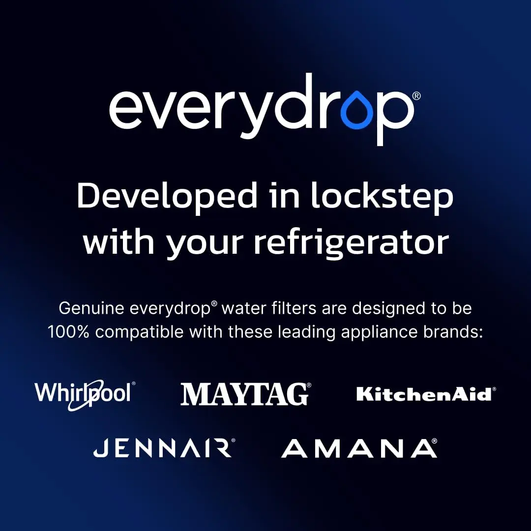 everydrop by Whirlpool Refrigerator Water Filter A EDRARXD1 220V Compatible 1-Pack | NSF Certified to Reduce 75 Contaminants - view 6