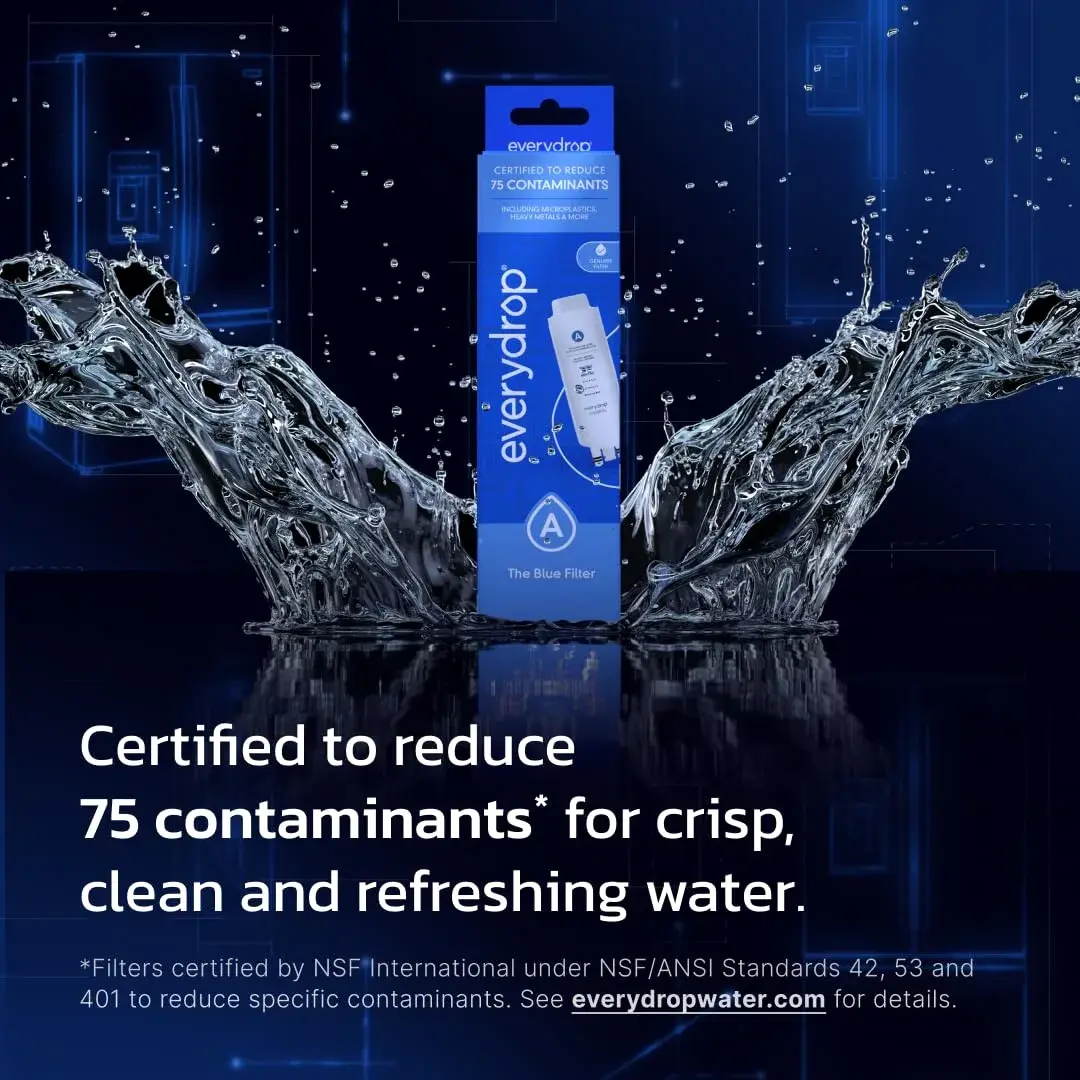 everydrop by Whirlpool Refrigerator Water Filter A EDRARXD1 220V Compatible 1-Pack | NSF Certified to Reduce 75 Contaminants - view 2