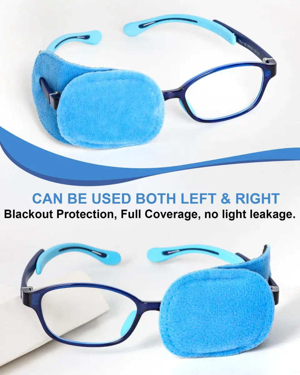 VEEJION 6PCS Eye Patches for Glasses | Medical Lazy Eye Treatment for Left & Right Eyes - view 3