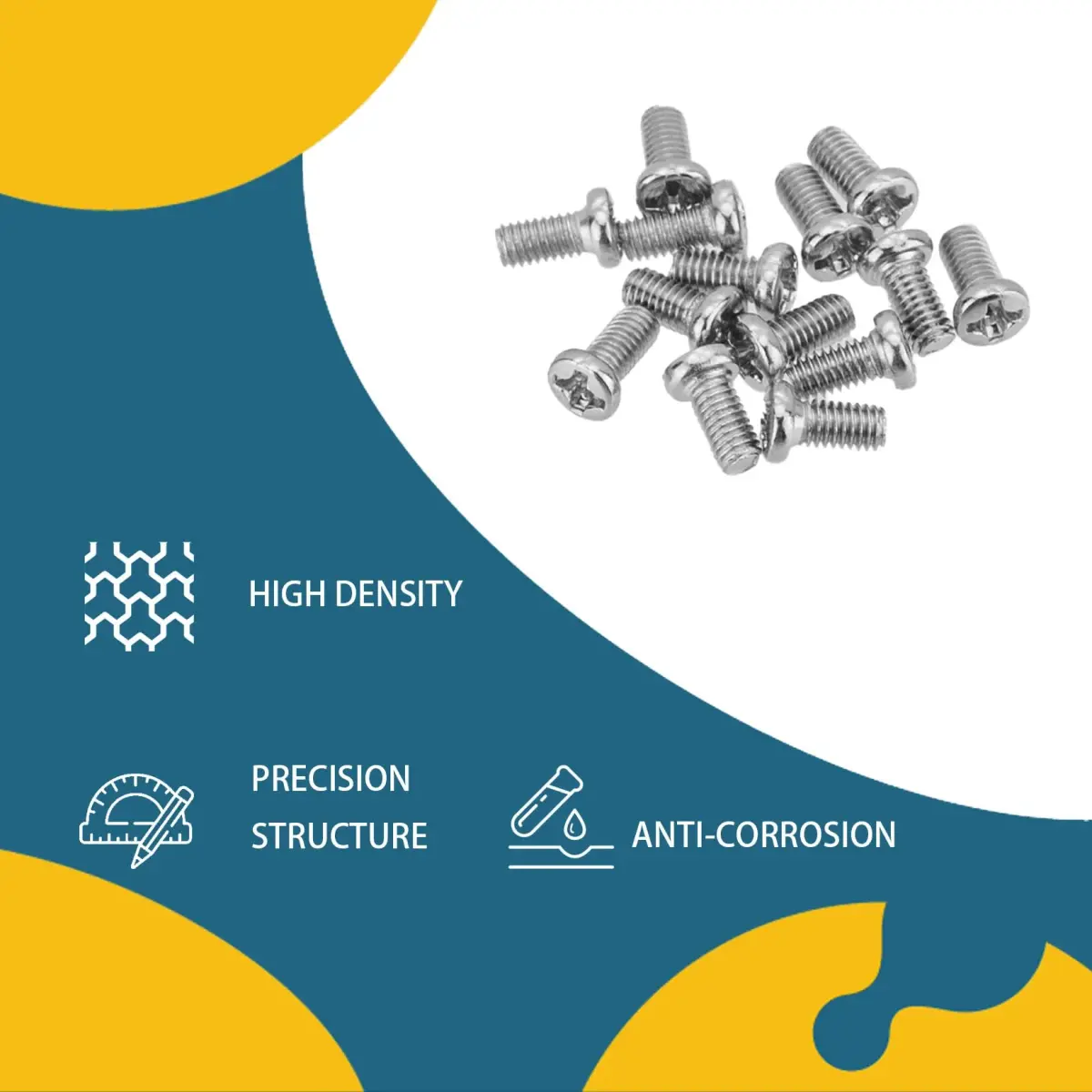woshilaoDS 1000 Pcs Tiny Screws Assortment Kit | M1.6-M3 Round Head Mini Screws for Electronics, Laptop, Glasses Repair - view 5