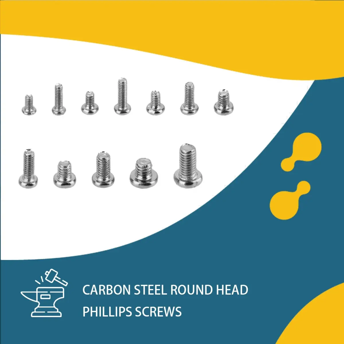 woshilaoDS 1140 Pcs Tiny Screws Assortment Kit M1.4-M3 | Carbon Steel Mini Screws for Electronics & Watches - view 6