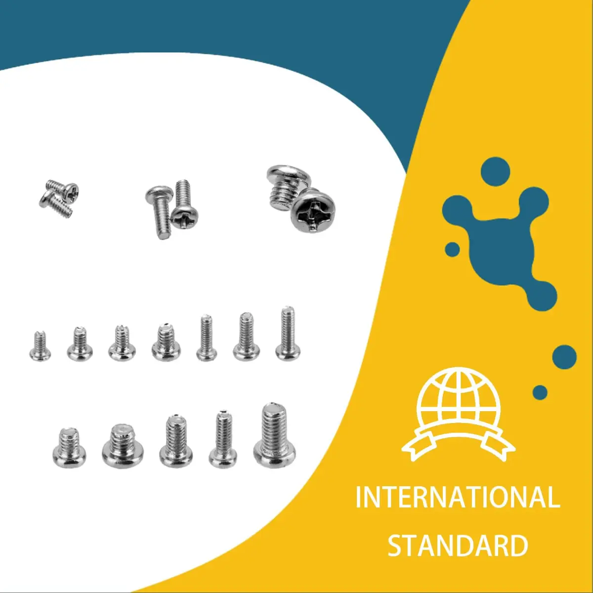 woshilaoDS 1140 Pcs Tiny Screws Assortment Kit M1.4-M3 | Carbon Steel Mini Screws for Electronics & Watches - view 3