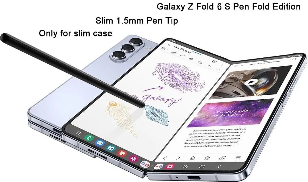 Befzygwk Galaxy Z Fold 6 S Pen Fold Edition Replacement Stylus for Samsung Galaxy Z Fold 6 5G (Green) - view 2
