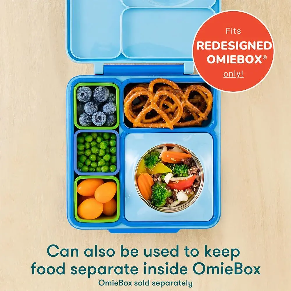 Omie OmieBox UP Leakproof Dip Containers 2 Pack 118ml (4 Fl Oz) | Perfect for Kids' Lunches - view 3