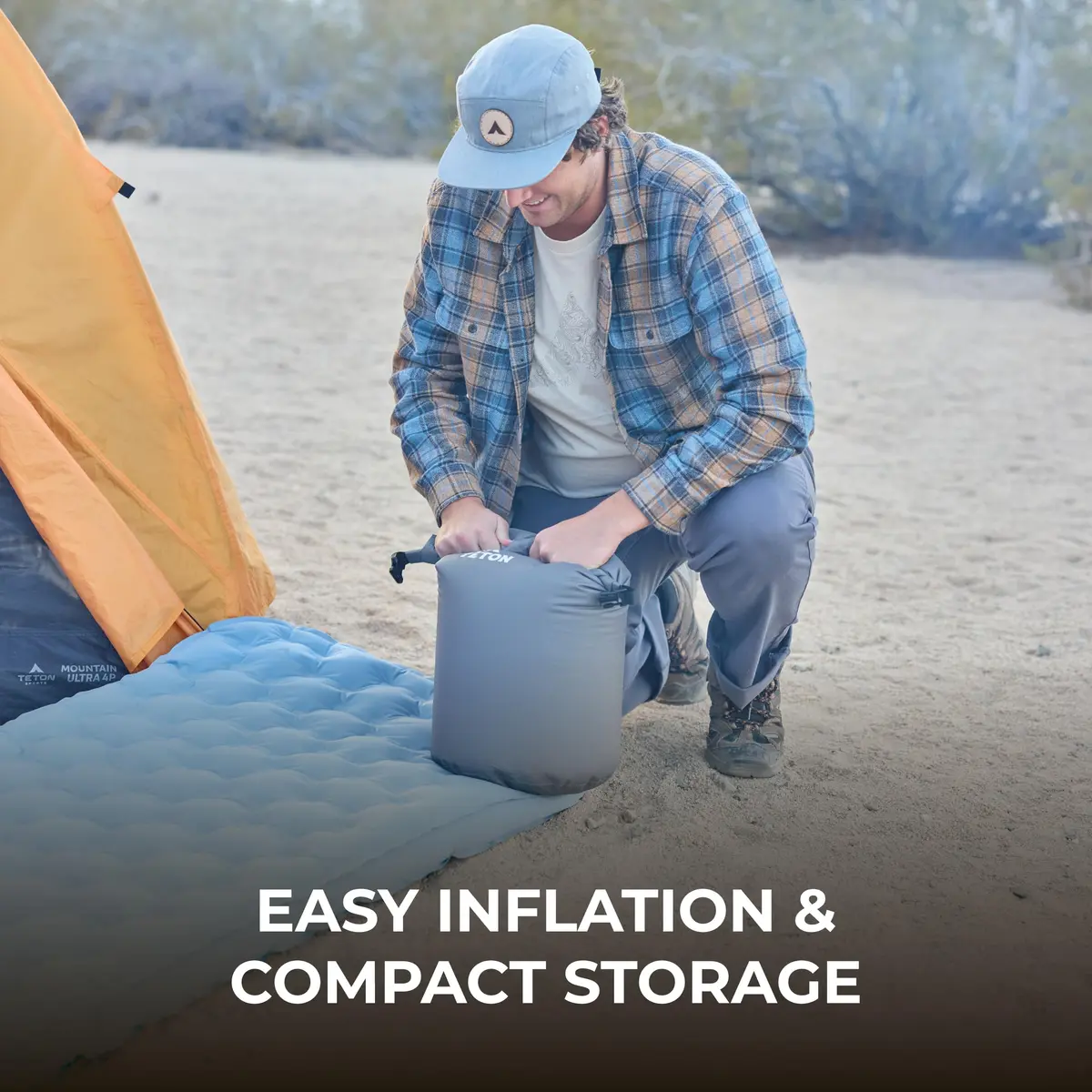 TETON Sports Skyline Inflatable Sleeping Pad | Comfort & Durability for Camping & Backpacking - view 2