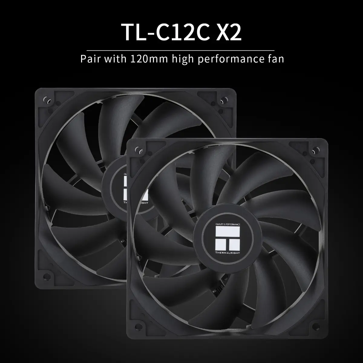 Thermalright Peerless Assassin 120 SE Black CPU Air Cooler 155mm | Dual 6 Heat Pipes, 1550RPM, AM4/AM5, Intel LGA 1700/115x/1200, No LED - view 5