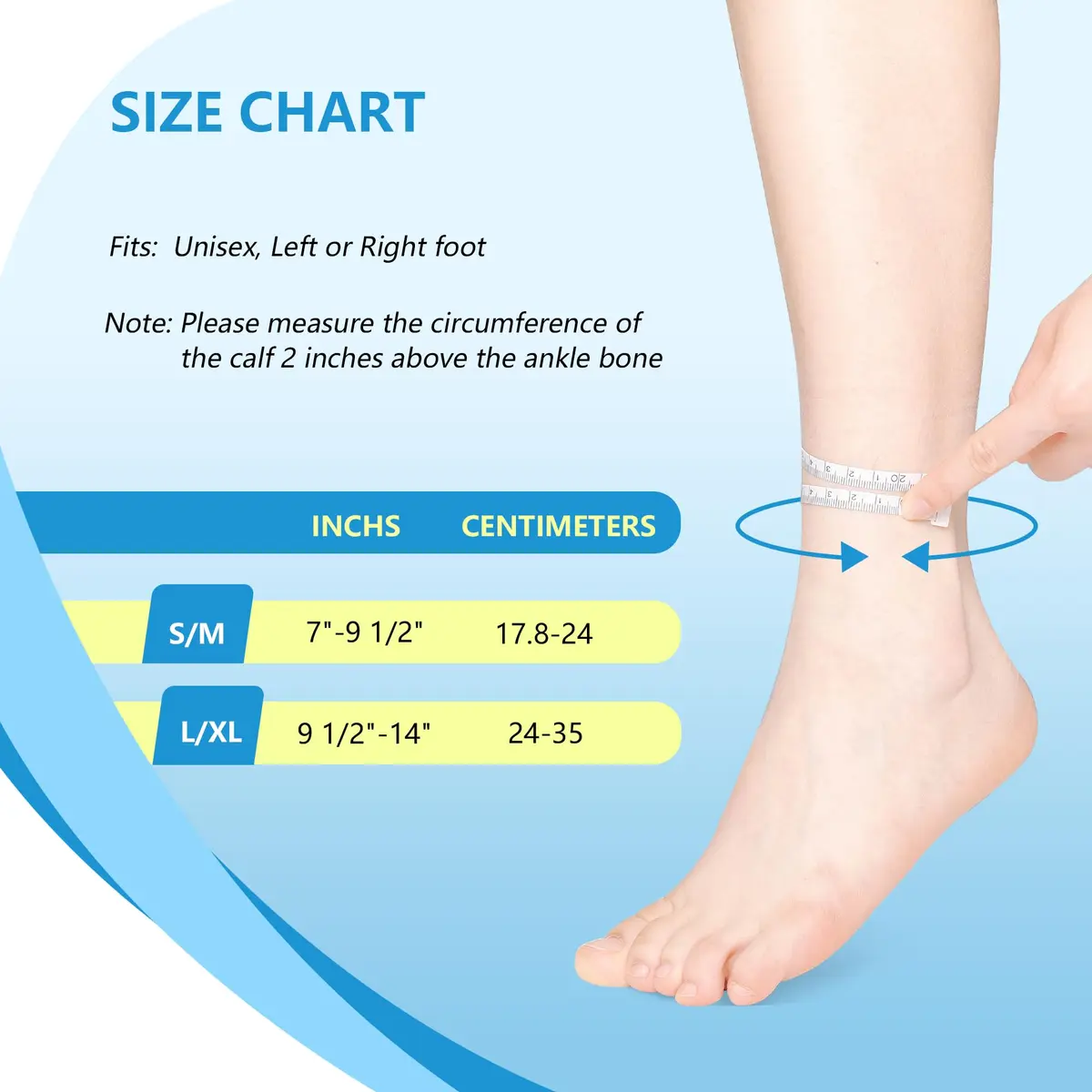 joingood AFO Foot Drop Brace with Reel-Adjust Dorsiflexion Assist L/XL (35cm Calf Circumference) | FDA Approved Orthopedic Brace for Walking Support - view 4