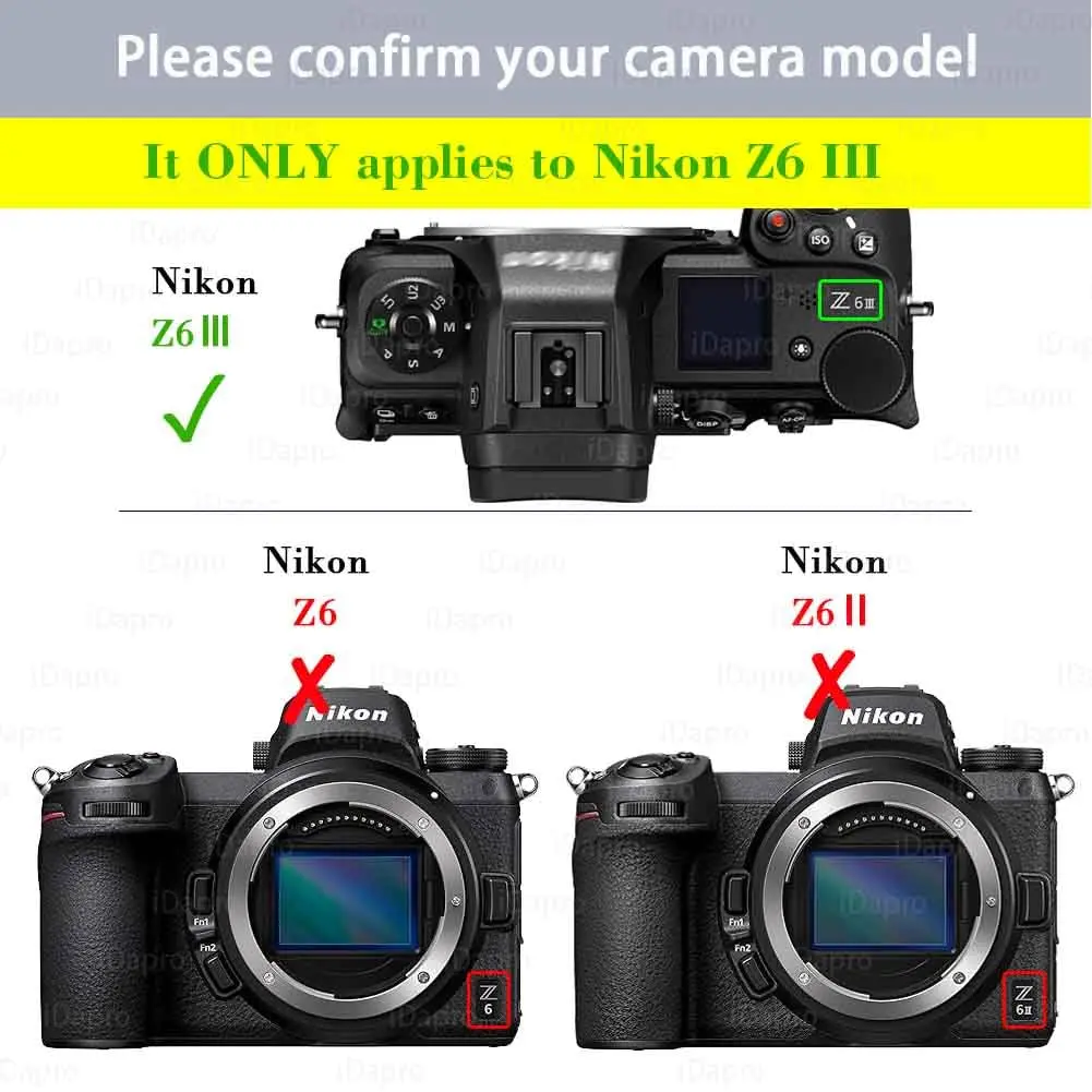 iDaPro Tempered Glass Screen Protector for Nikon Z6 III (2+2 Pack) | 9H Hardness, Anti-Scratch, Anti-Bubble - view 2