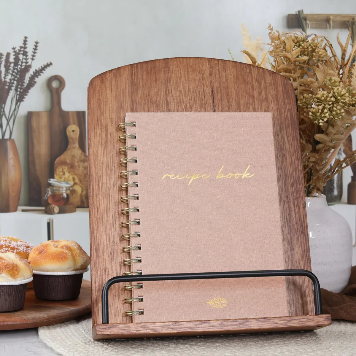 ZICOTO Aesthetic Blank Recipe Book with Linen Cover | Write in Your Own Recipes (70-120 chars) - view 4