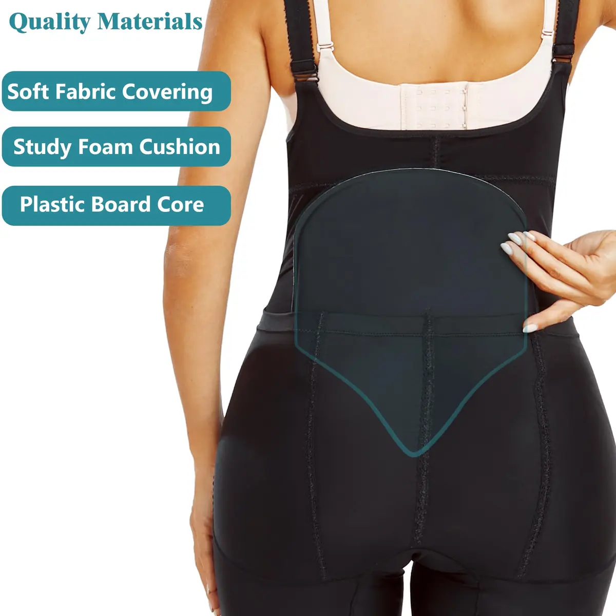 PAZ WEAN Lipo Boards Post Surgery 360, Ab & Back Boards for Liposuction, 2-Piece Set, Large - view 6