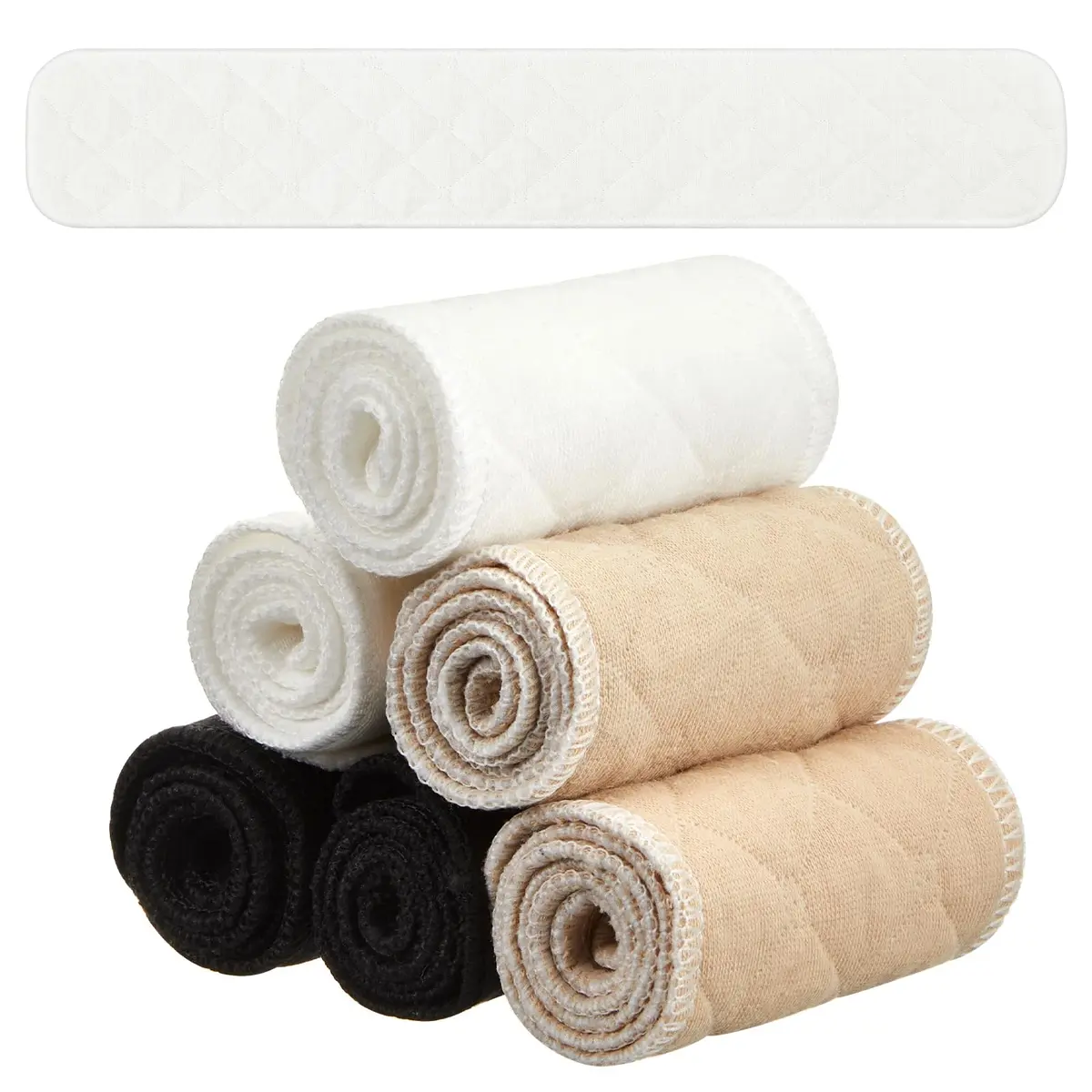 Toulite Cotton Bra Liners Sweat Pads Medium | Breathable, Reusable & Soft - main product image