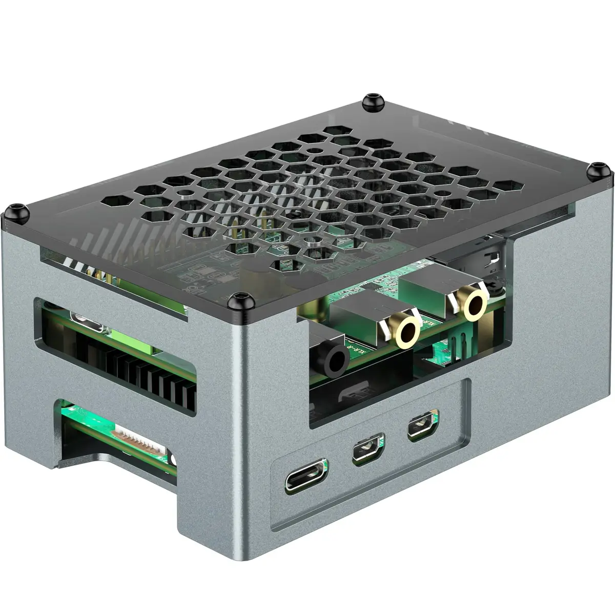 InnoMaker Aluminum Alloy Case for Raspberry Pi 5 | Dual Cooling & Compatibility (110 chars) - main product image