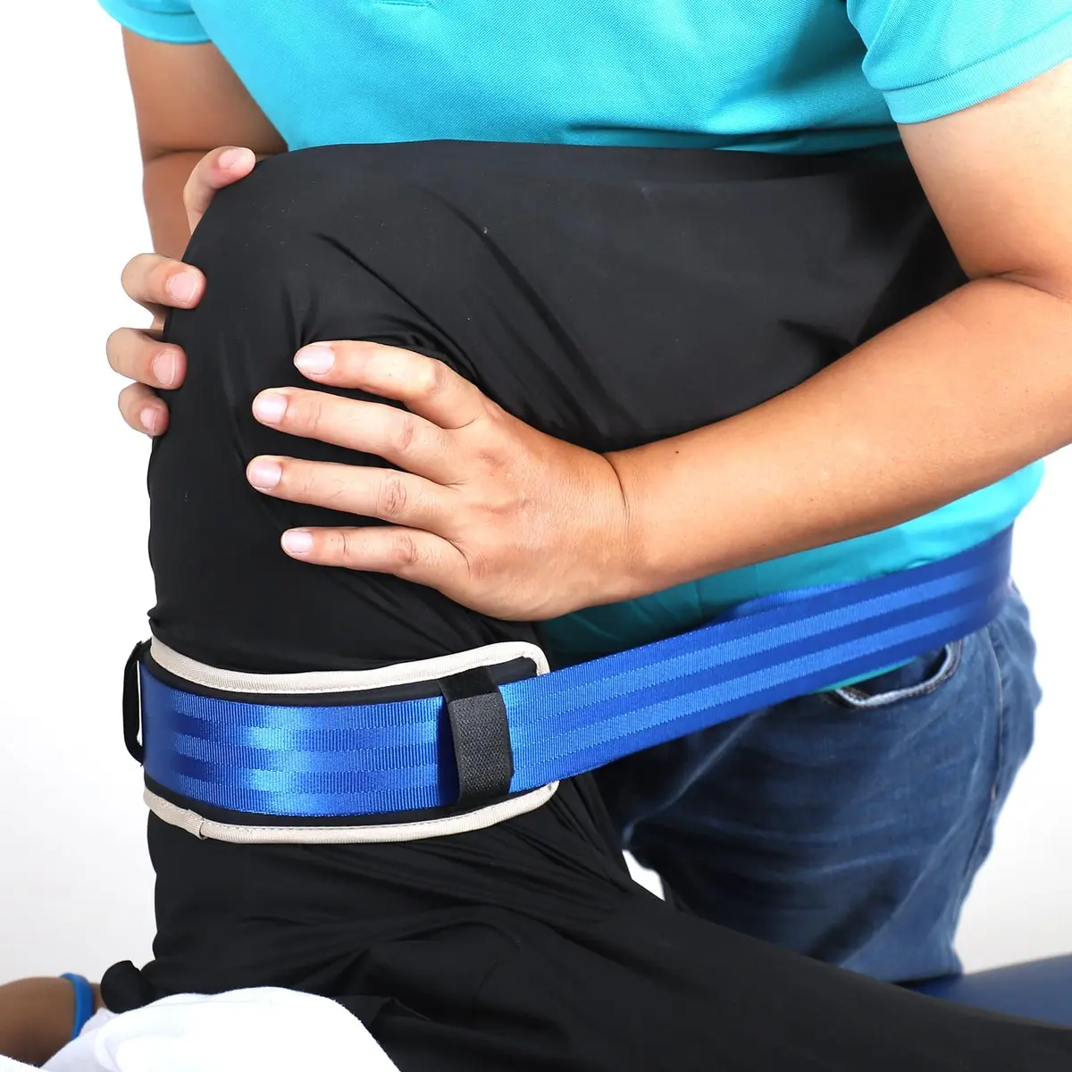 Lewitools Mobilization with Movement (MWM) Belt with Adjustable Pad 2.44 m (8 ft) | Physical Therapy Strap for Joint Mobility - view 8