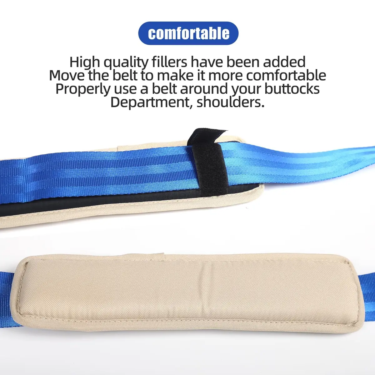 Lewitools Mobilization with Movement (MWM) Belt with Adjustable Pad 2.44 m (8 ft) | Physical Therapy Strap for Joint Mobility - view 4