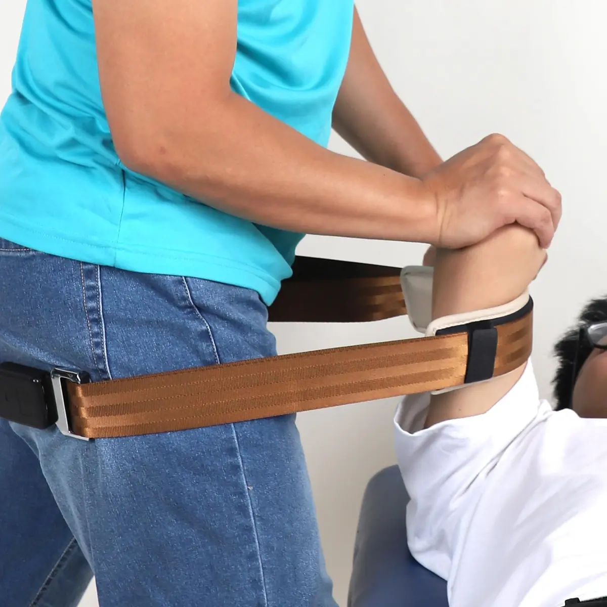Lewitools Mobilization Belt with Adjustable Pad & Quick-Release Buckle | 300 cm (9.8 ft) Therapy Strap for Movement Practice - view 8