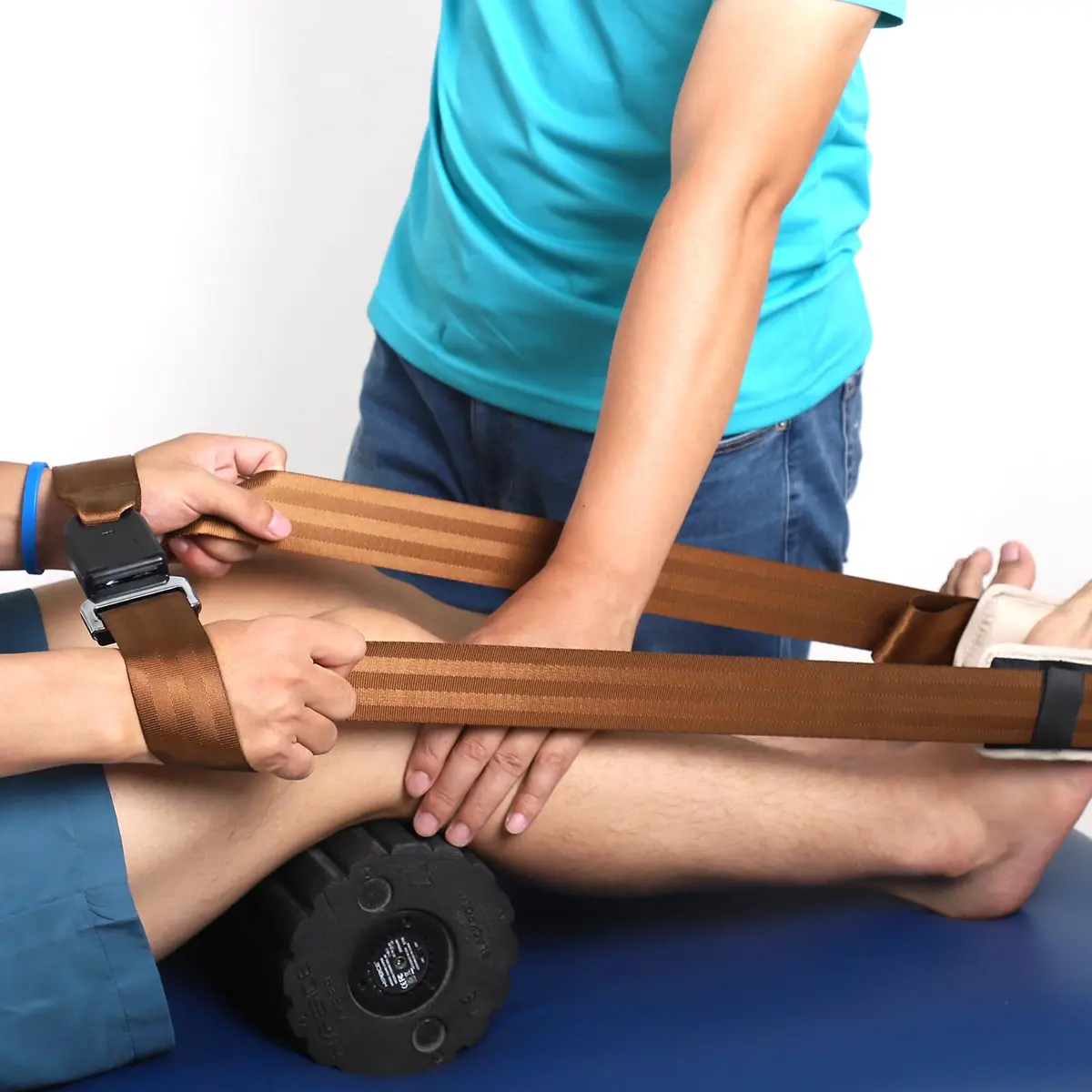Lewitools Mobilization Belt with Adjustable Pad & Quick-Release Buckle | 300 cm (9.8 ft) Therapy Strap for Movement Practice - view 9