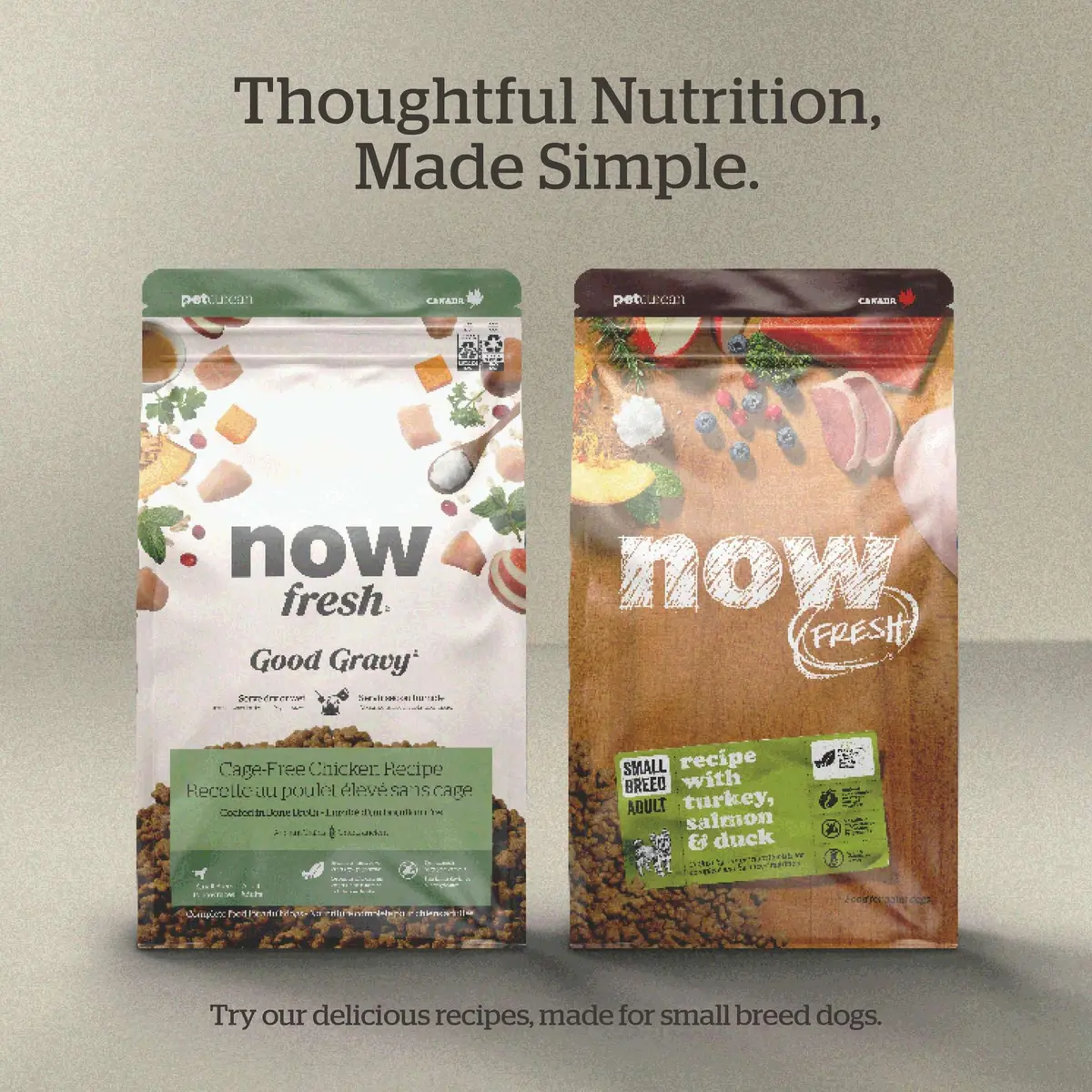 Now Fresh Good Gravy Small Breed Adult Dry Dog Food, Salmon, 3.5 lb | Supports Digestion & Weight Control - view 6