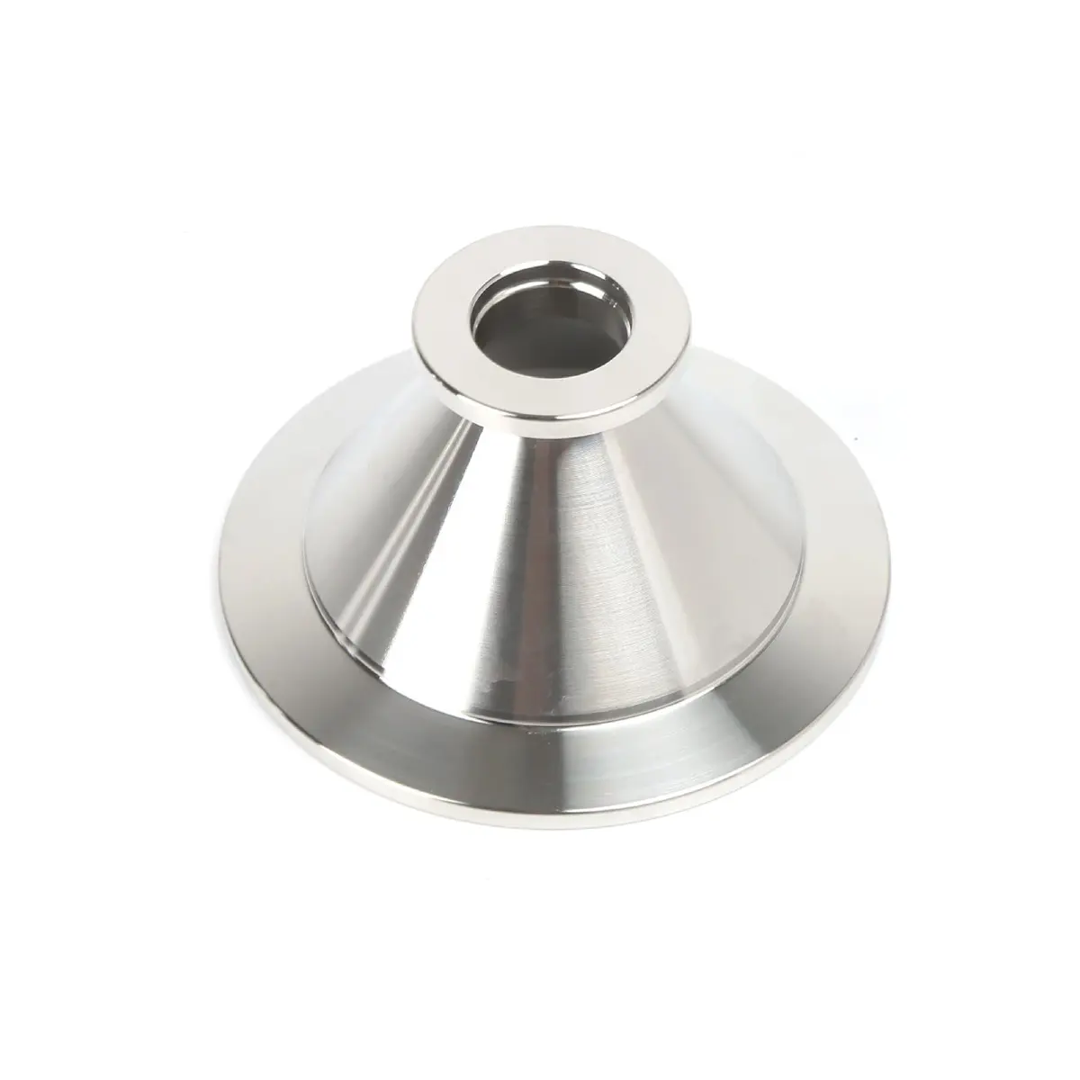 QMINOX SS304 Vacuum Conical Reducer KF adaptor fittings KF-50 to KF-16 | Stainless Steel Vacuum Fitting - main product image