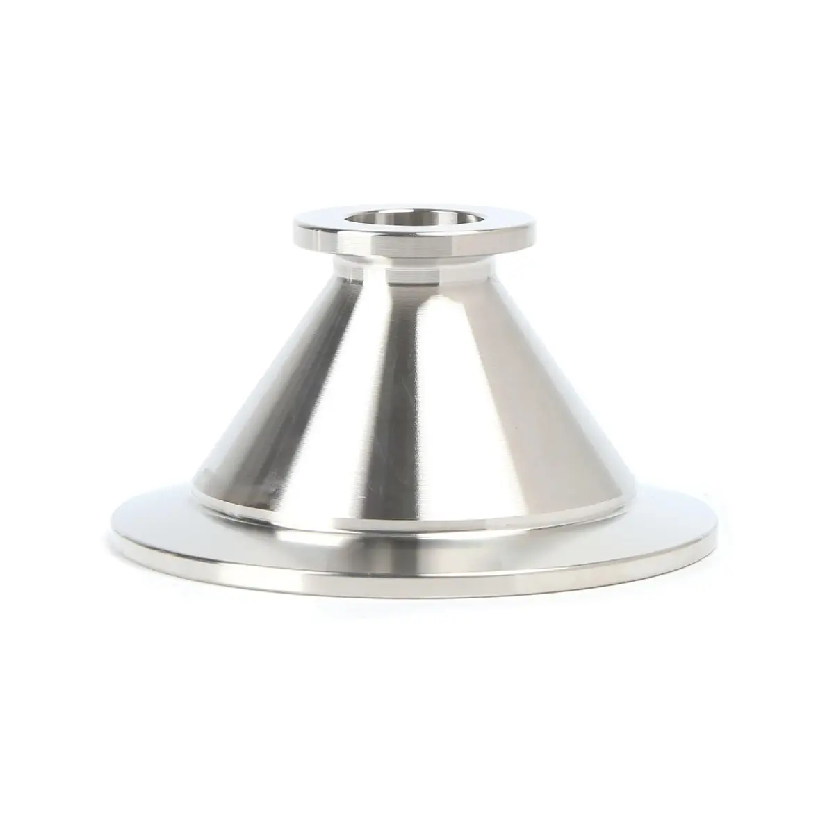 QMINOX SS304 Vacuum Conical Reducer KF adaptor fittings KF-50 to KF-16 | Stainless Steel Vacuum Fitting - view 5